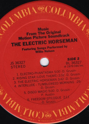 Willie Nelson / Dave Grusin : The Electric Horseman (Music From The Original Motion Picture Soundtrack) (LP, Album, Ter)