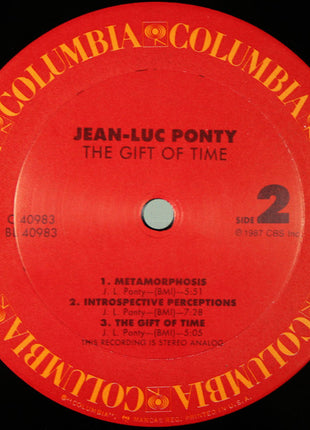 Jean-Luc Ponty : The Gift Of Time (LP, Album)