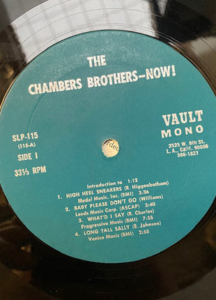 The Chambers Brothers : Now! (LP, Album, Mono)