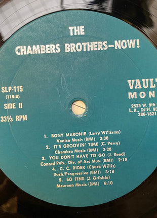 The Chambers Brothers : Now! (LP, Album, Mono)
