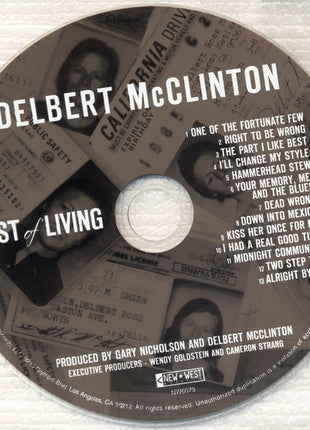 Delbert McClinton : Cost Of Living (CD, Album)