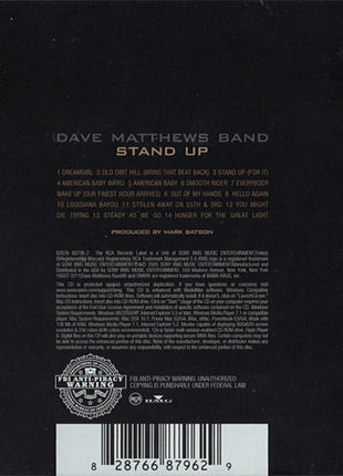 Dave Matthews Band : Stand Up (CD, Album, Copy Prot.)