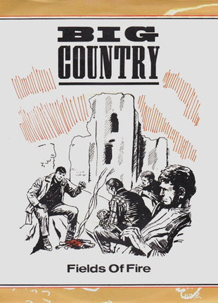 Big Country : Fields Of Fire (7", Single, Sil)