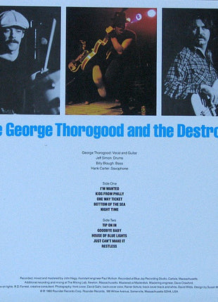 George Thorogood And The Destroyers* : More George Thorogood And The Destroyers (LP, Album, Club)