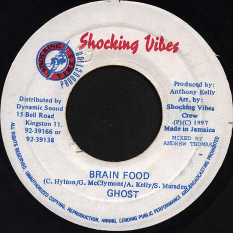 Ghost (6) : Brain Food (7")