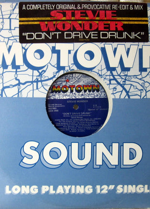 Stevie Wonder : Don't Drive Drunk (12", Maxi)