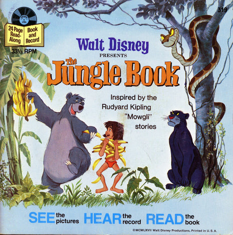 Robie Lester, Unknown Artist : Walt Disney Presents The Jungle Book (7")