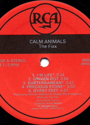 The Fixx : Calm Animals (LP, Album)