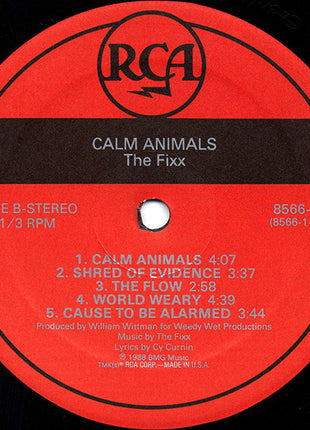 The Fixx : Calm Animals (LP, Album)