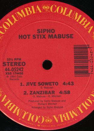Sipho Mabuse : Burn Out (12", EP)