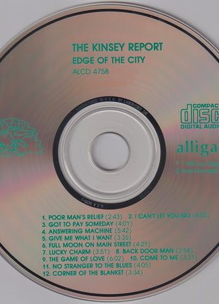 The Kinsey Report : Edge Of The City (CD, Album)