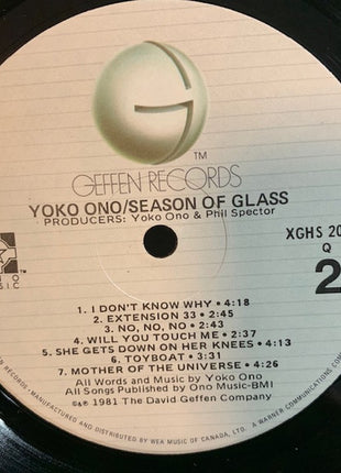 Yoko Ono : Season Of Glass (LP, Album)