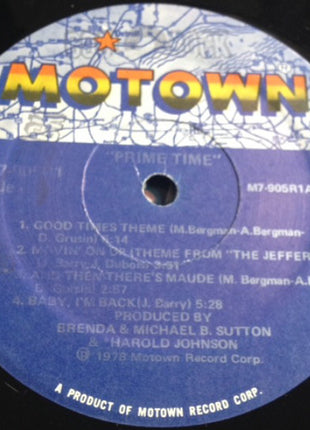 Prime Time (9) : Motown Presents Prime Time Performing TV Themes The Way You Like To Hear Them! (LP, Album)