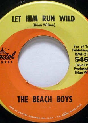 The Beach Boys : California Girls / Let Him Run Wild (7", Single, Scr)