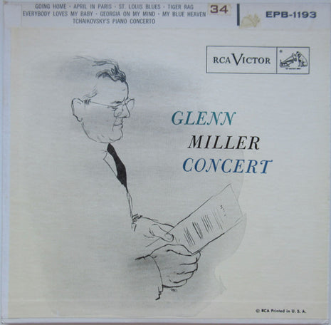 Glenn Miller And His Orchestra : Glen Miller Concert (2x7", EP)