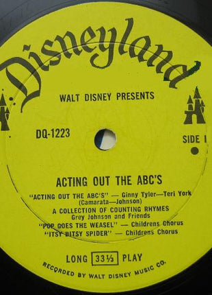Various : Acting Out The ABC's (LP)
