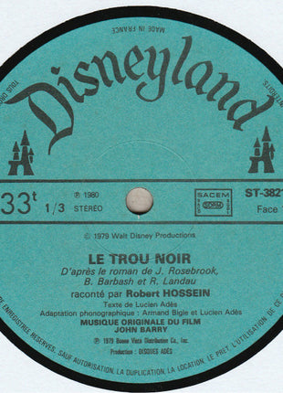 Robert Hossein : Le Trou Noir (LP, Gat)