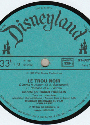 Robert Hossein : Le Trou Noir (LP, Gat)