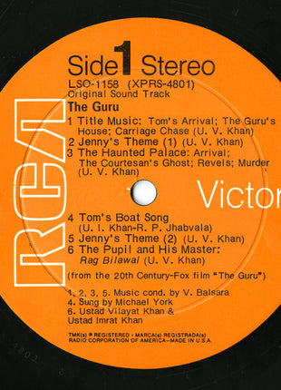 Ustad Vilayat Khan* : The Guru (LP)
