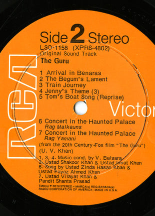 Ustad Vilayat Khan* : The Guru (LP)