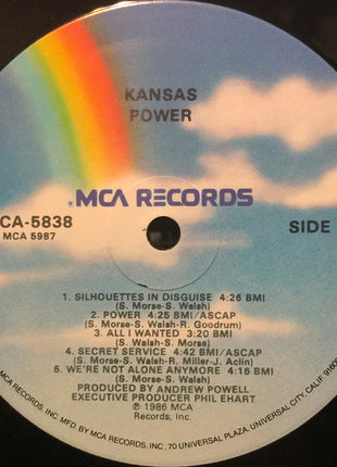 Kansas (2) : Power (LP, Album, Eur)