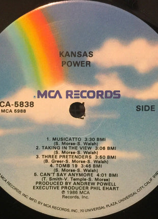 Kansas (2) : Power (LP, Album, Eur)