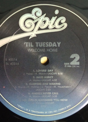 'Til Tuesday : Welcome Home (LP, Album, Car)