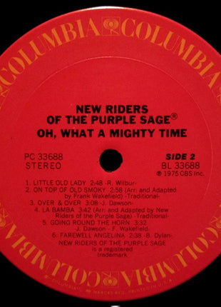 New Riders Of The Purple Sage : Oh, What A Mighty Time (LP, Album, Ter)