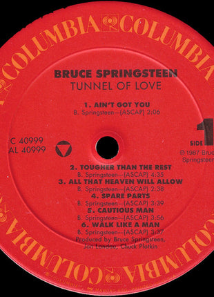 Bruce Springsteen : Tunnel Of Love (LP, Album, Car)