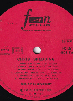 Chris Spedding : Chris Spedding (LP, Album, RE)