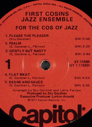 First Cosins Jazz Ensemble : For The Cos Of Jazz (LP, Album, Win)
