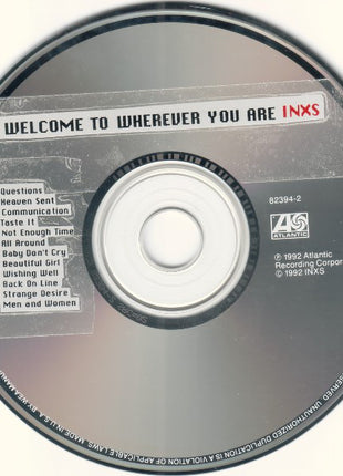 INXS : Welcome To Wherever You Are (CD, Album, Eco)