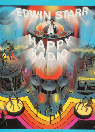 Edwin Starr : H.A.P.P.Y. Radio (LP, Album, Ind)