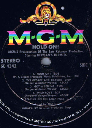 Herman's Hermits : Hold On! (LP, Album)