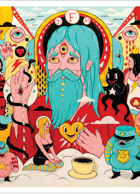 the album cover for Father John Misty - Fear Fun