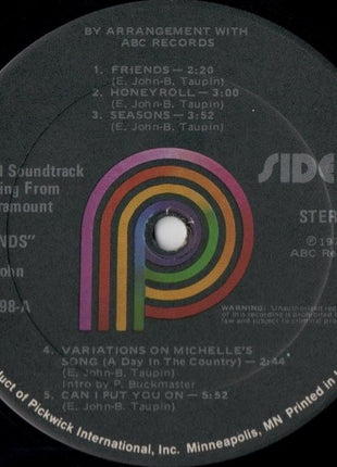 Elton John : Friends (Original Soundtrack Recording) (LP, Album, RE, RM)