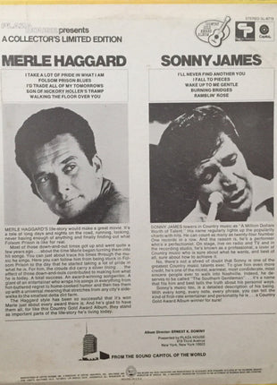 Merle Haggard / Sonny James : Music Hall (LP, Comp, Ltd)