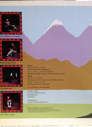 Big Country : Wonderland (12", EP, 72 )