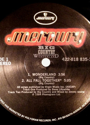 Big Country : Wonderland (12", EP, 72 )