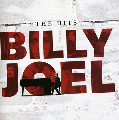 the album cover for Billy Joel - The Hits