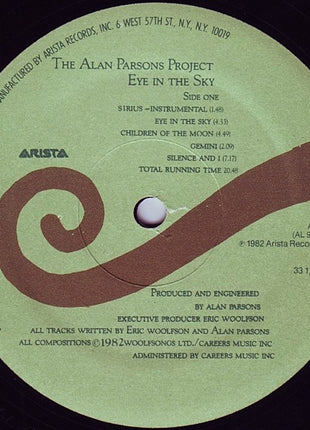 The Alan Parsons Project : Eye In The Sky (LP, Album, Club)