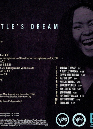 Abbey Lincoln : A Turtle's Dream (CD, Album)