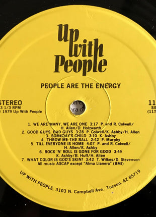 Up With People : People Are The Energy (LP, Album)