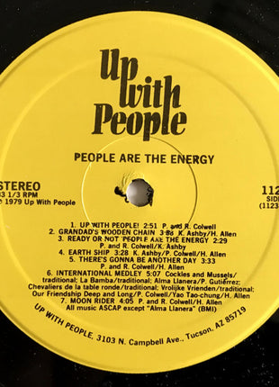 Up With People : People Are The Energy (LP, Album)