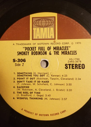 The Miracles : A Pocket Full Of Miracles (LP, Album, Hol)