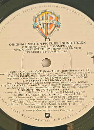 Henry Mancini : 10 - Original Motion Picture Sound Track (LP, Album, Win)