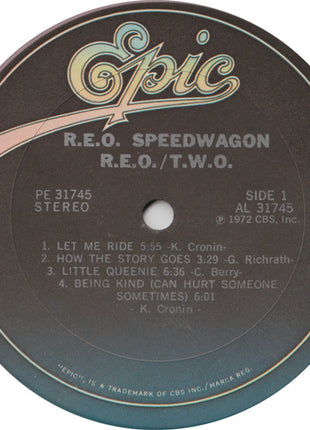 R.E.O. Speedwagon* : R.E.O./T.W.O. (LP, Album, RE, Blu)