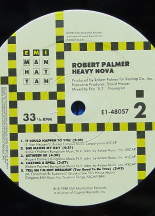 Robert Palmer : Heavy Nova (LP, Album, SRC)