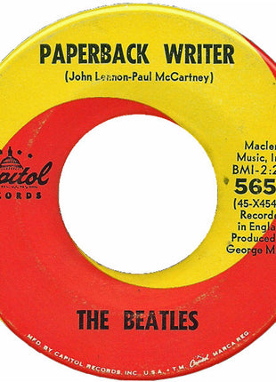 The Beatles : Paperback Writer / Rain (7", Single, Scr)