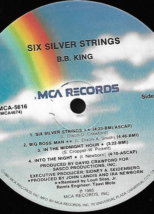 B.B. King : Six Silver Strings (LP, Album, Pin)